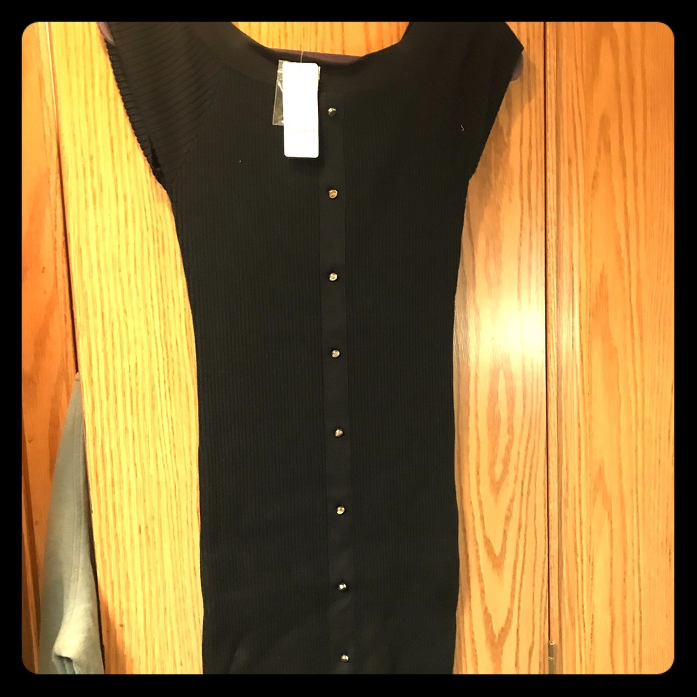 Knit ribbed Bebe dress!